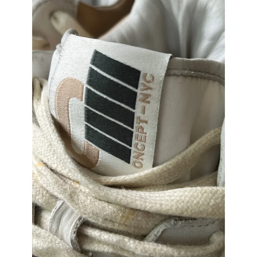 ONCEPT Anthropologie 037 PRINCETON SNEAKERS Mid-Top Shoes OAK Brown/Cream 7.5